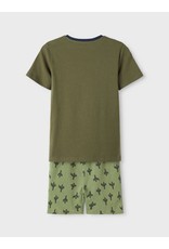 Name It Groene zomerpyjama met print van cactussen
