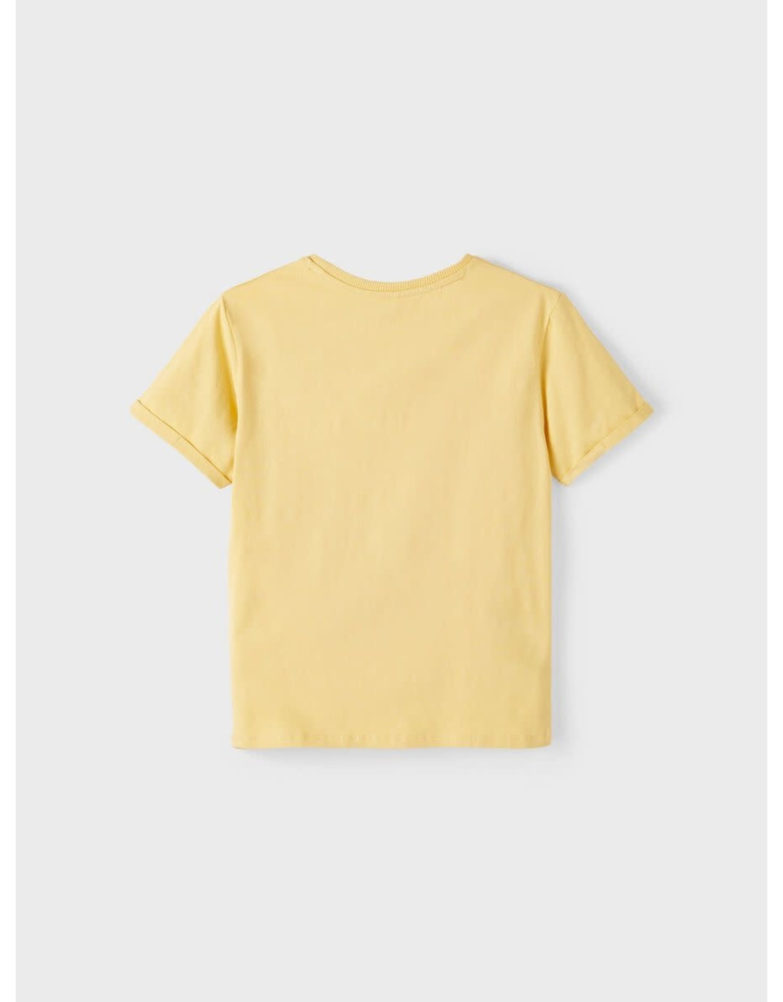 Name It Losse gele t-shirt met frisdrankjes
