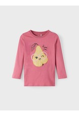 Name It Roze t-shirt met super schattige peer