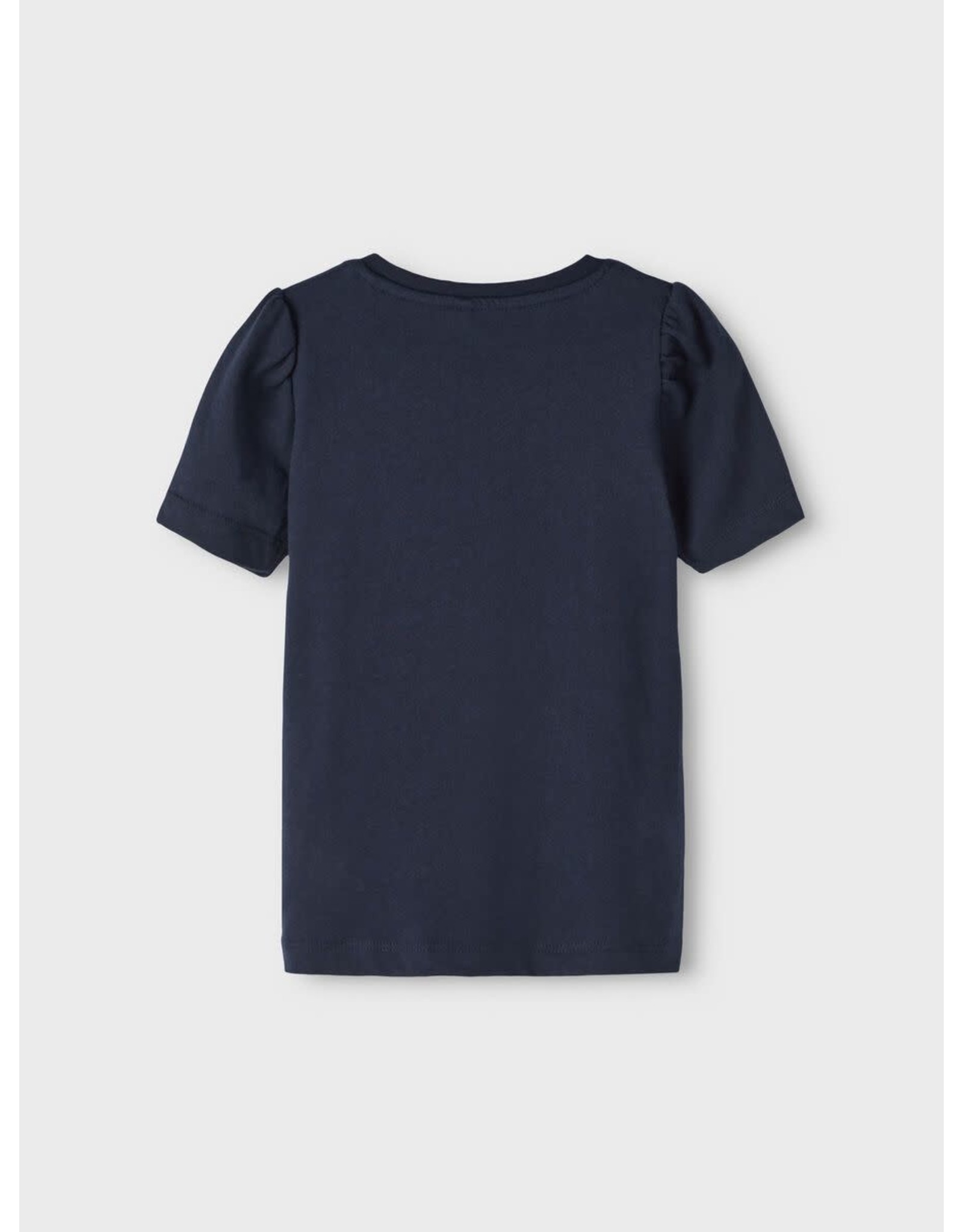 Name It Donkerblauwe t-shirt met hartjes