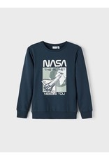 Name It Stoere donkerblauwe NASA trui