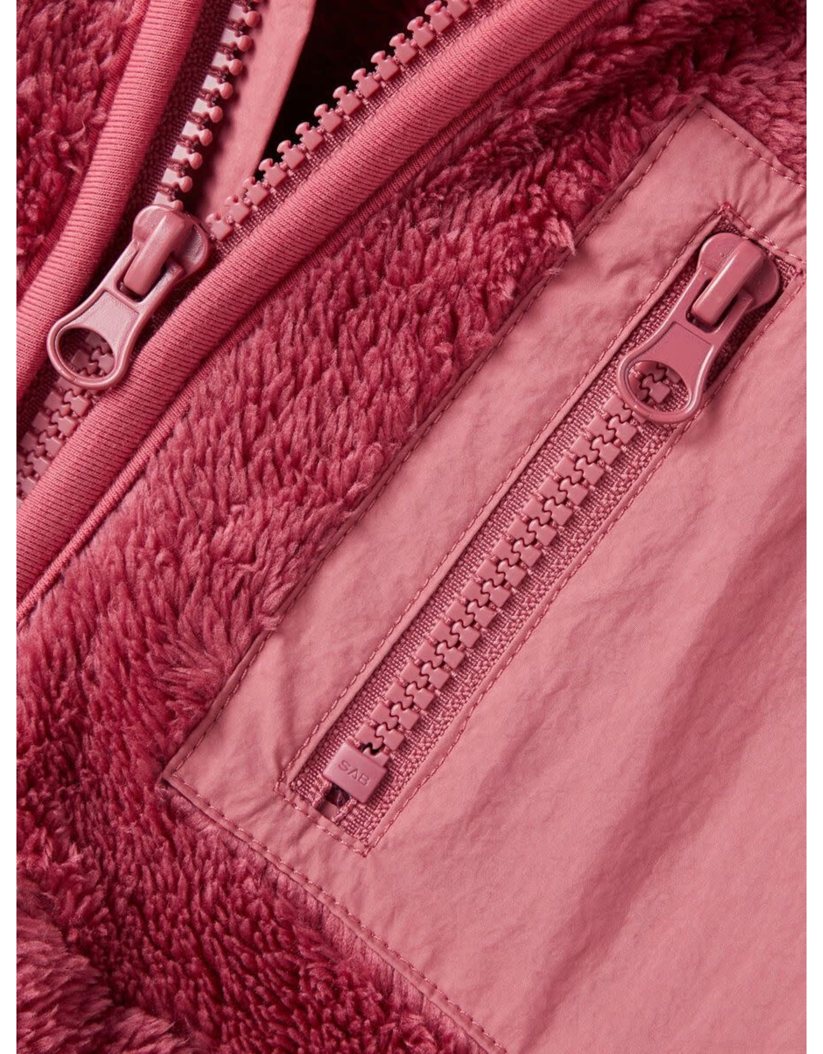 Name It Roze zachte teddy trui voor meisjes