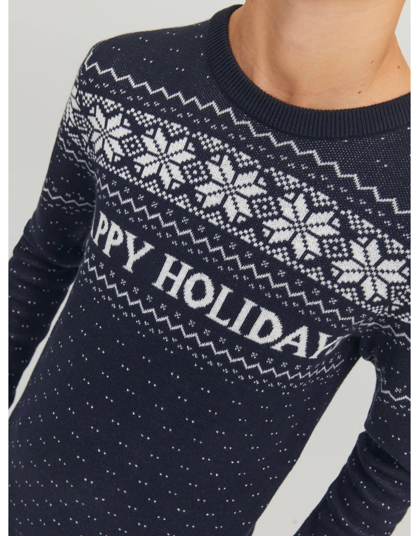 Gelijk getrouwd ondergronds Traditionele blauwe Kersttrui Happy Holidays Jack & Jones | hejsan.be -  Hejsan Hoppsan