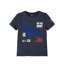 Name It Donkerblauwe "Animal Planet" t-shirt
