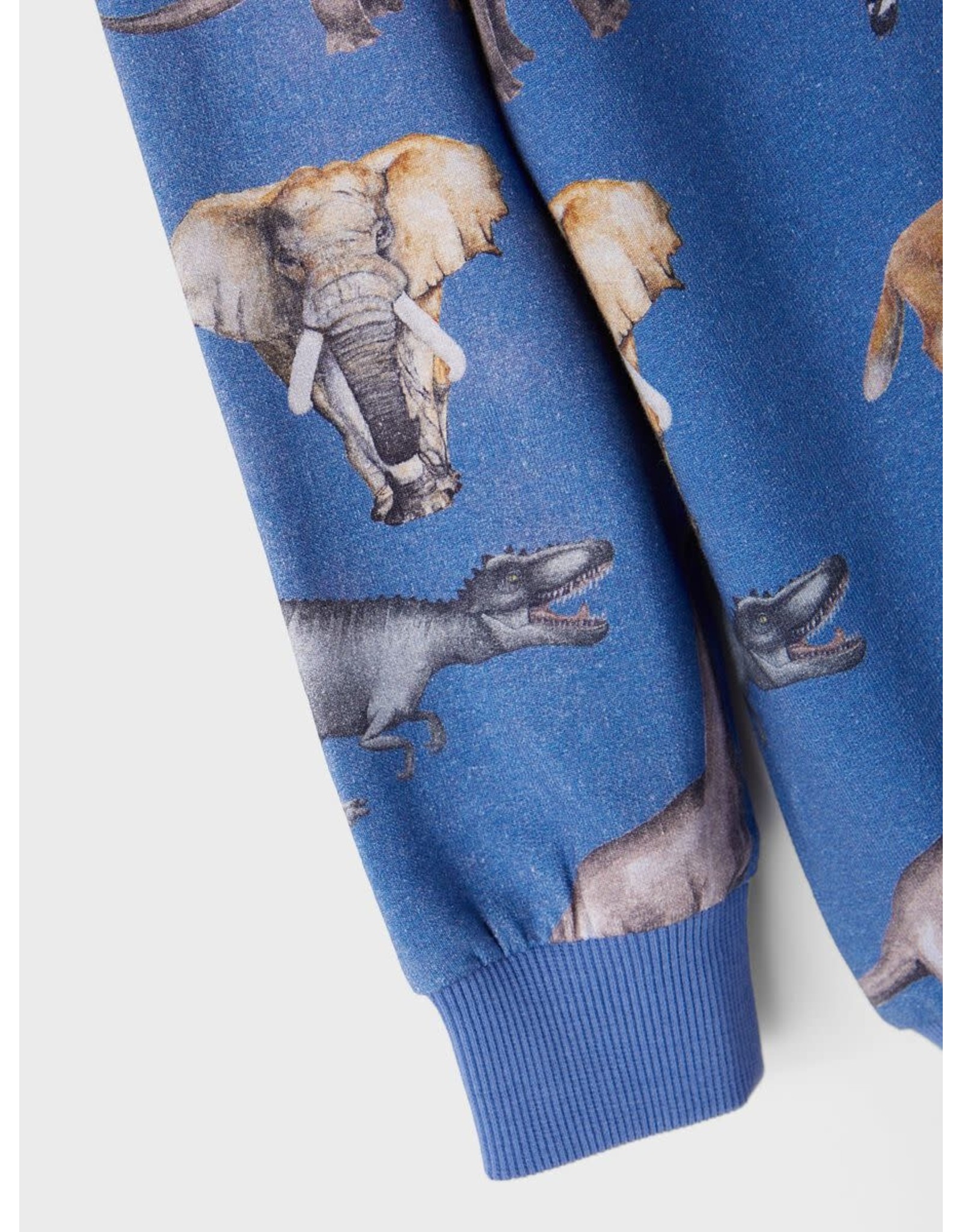 Name It Fel blauwe trui met verschillende dieren