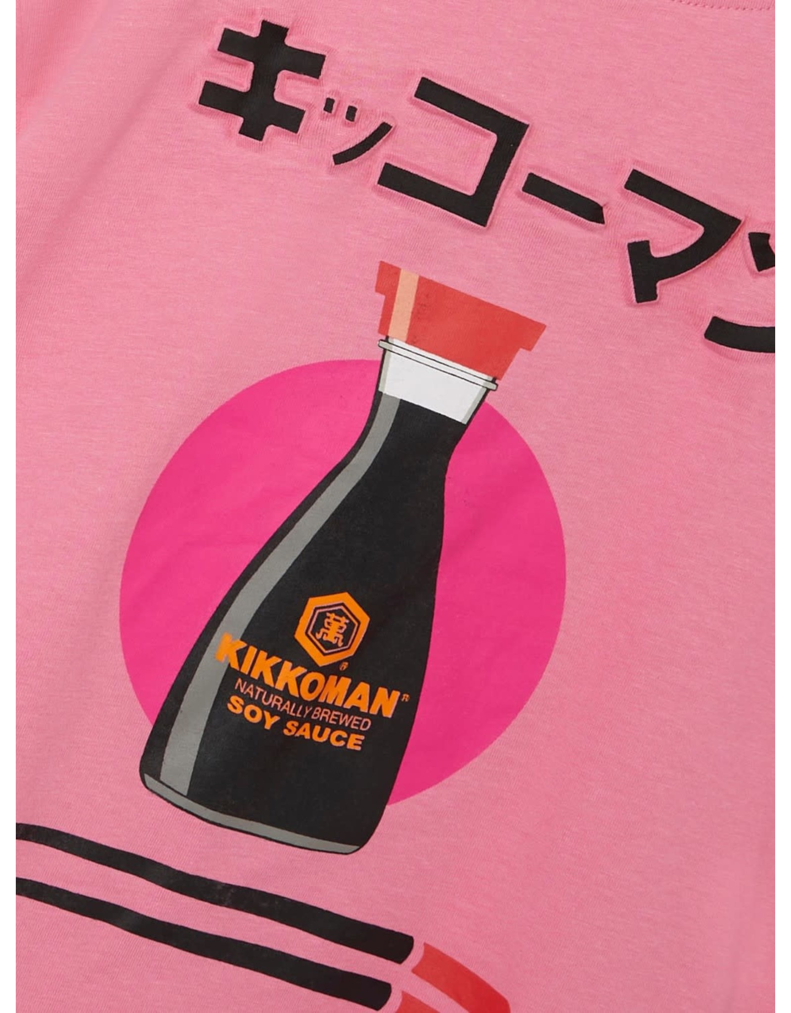 Name It Roze t-shirt met soja saus Kikkoman (kort model )