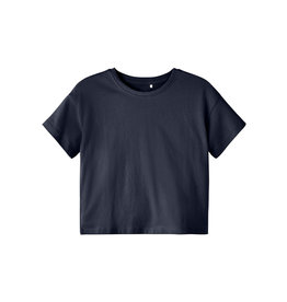 Name It Basic donkerblauwe t-shirt korter model