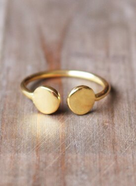 Ring Luna Goud