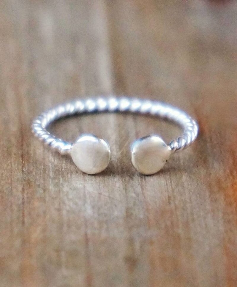 Ring Cotton, Silver