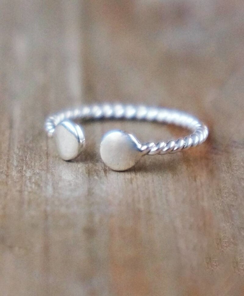 Ring Cotton, Silver
