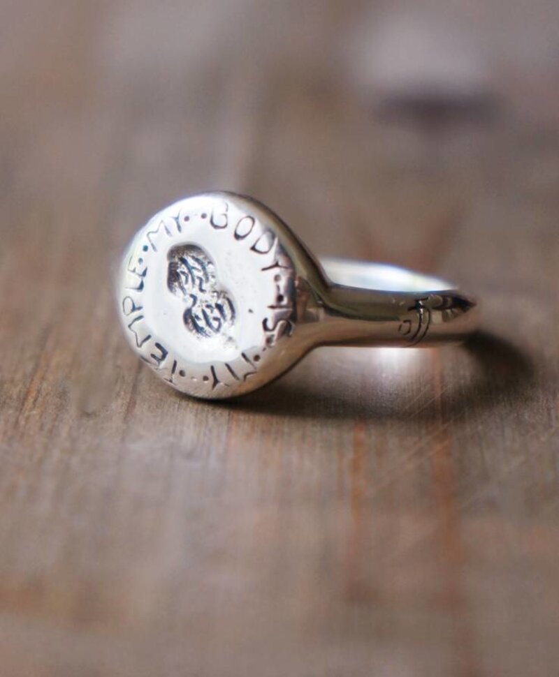 Ring Corpus Nux, Silver