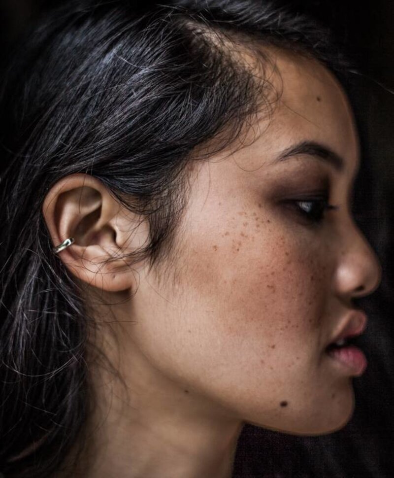 Ear Cuff Gumption, Silver