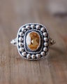 Ring Uma with Citrine Gemstone - Agape Collection