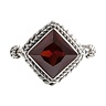 Ring Ewa with Synthetic Garnet - Agape Collection