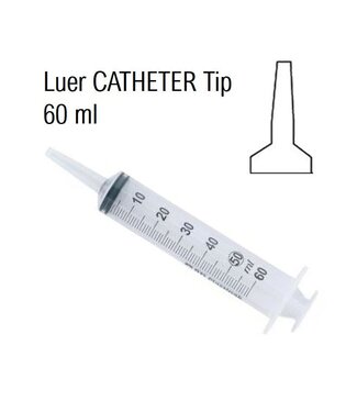Terumo Voedingsspuit Kathetertip 60 ml