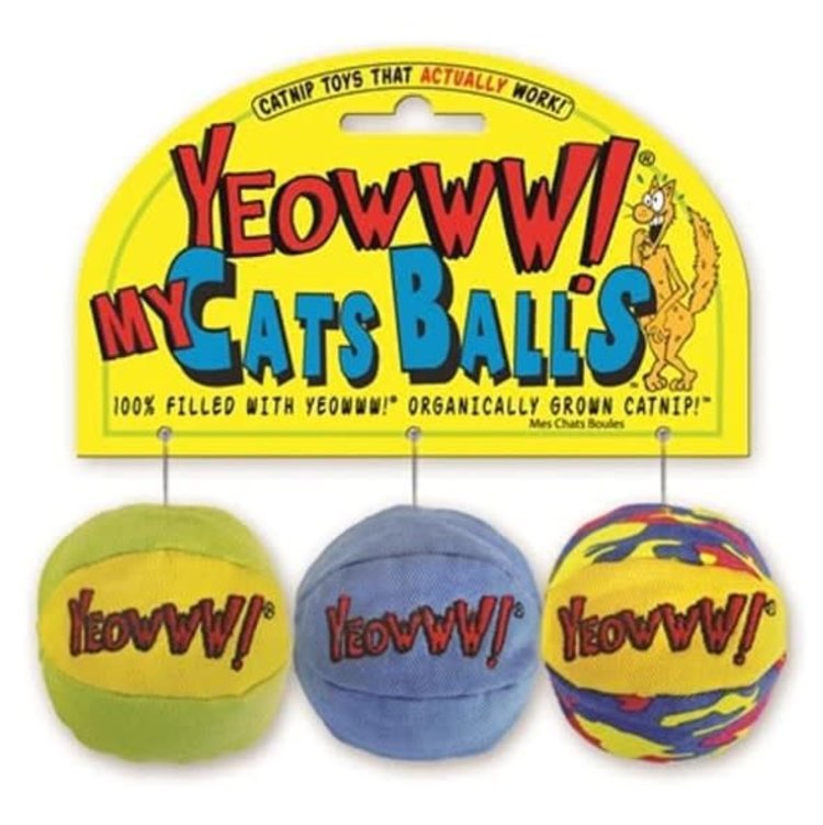 Yeowww! My Cats Balls (3 pcs)