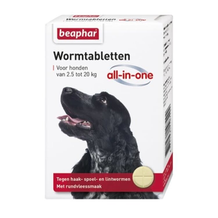 Beaphar Wormtabletten All in One Adult 2,5-20 kg