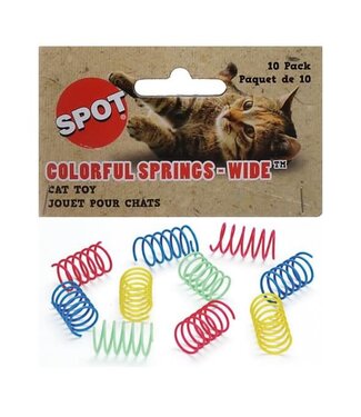 Spot Gekleurde Veertjes voor de Kat Breed