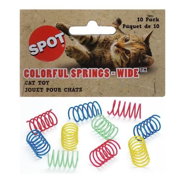 Spot Gekleurde Veertjes voor de Kat Breed