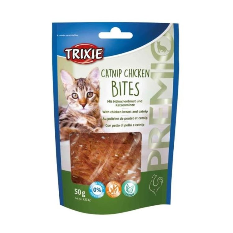 Trixie Premio Katzenminze Huhn Strips 50 gr