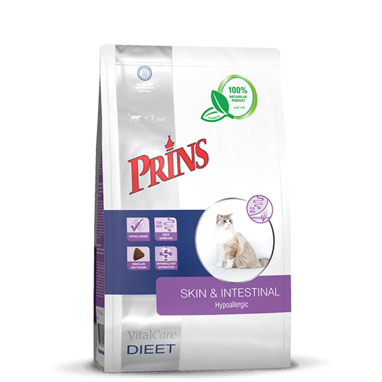 Prins VitalCare Diät Katze Haut & Darm Hypoallergisch