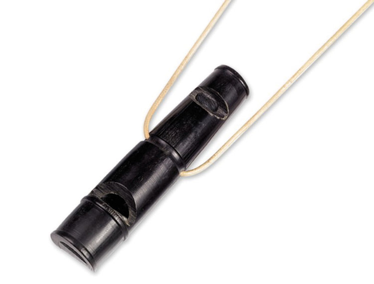 Trixie Fluitje Buffelhoorn 2-Tone 9 cm