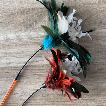 Vee Toys Playing Rod PURRfect Crinkle Bouncer