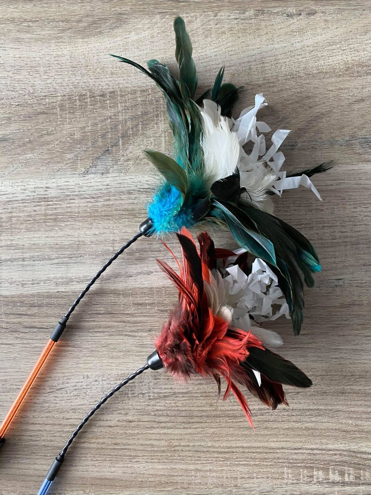 Vee Toys Playing Rod PURRfect Crinkle Bouncer