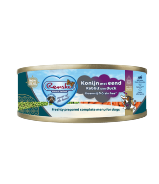 Renske Vers Bereid Konijn/Eend (Graanvrij) 95 gr