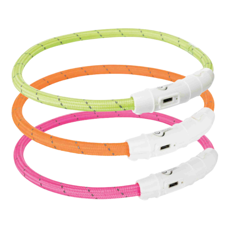 Trixie Flash USB Halsband