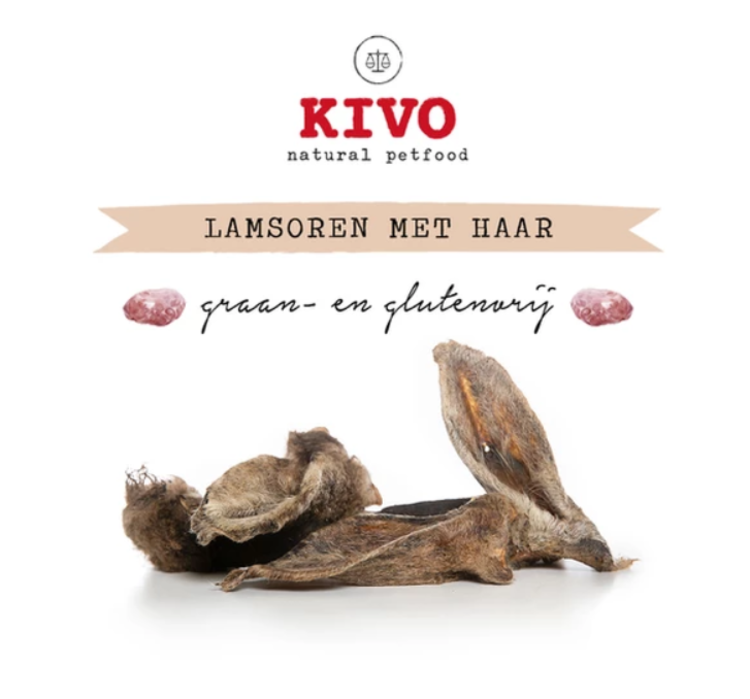 Kivo Lammohren Pelz 100 gr