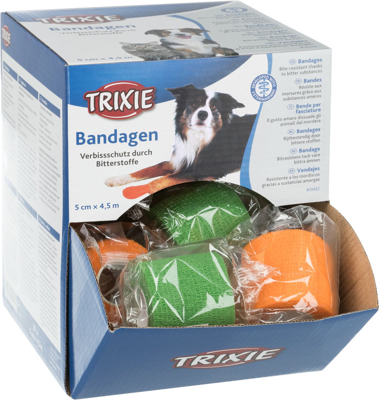 Trixie Bandage Self-Adhesive 5 cm/4.5 m Assorted