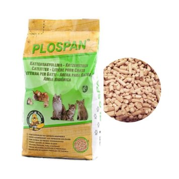 Plospan Kattenbakvulling Absorberende Hout Vezels