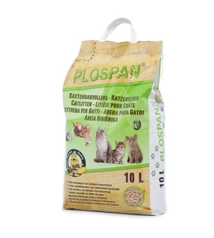 Plospan Kattenbakvulling Absorberende Hout Vezels