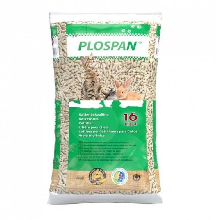 Plospan Katzenstreu Holz Pellets