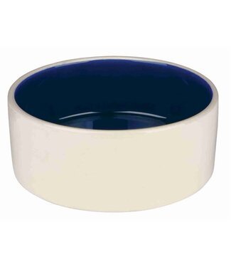 Trixie Futter-/Wassernapf Keramik Creme/Blau