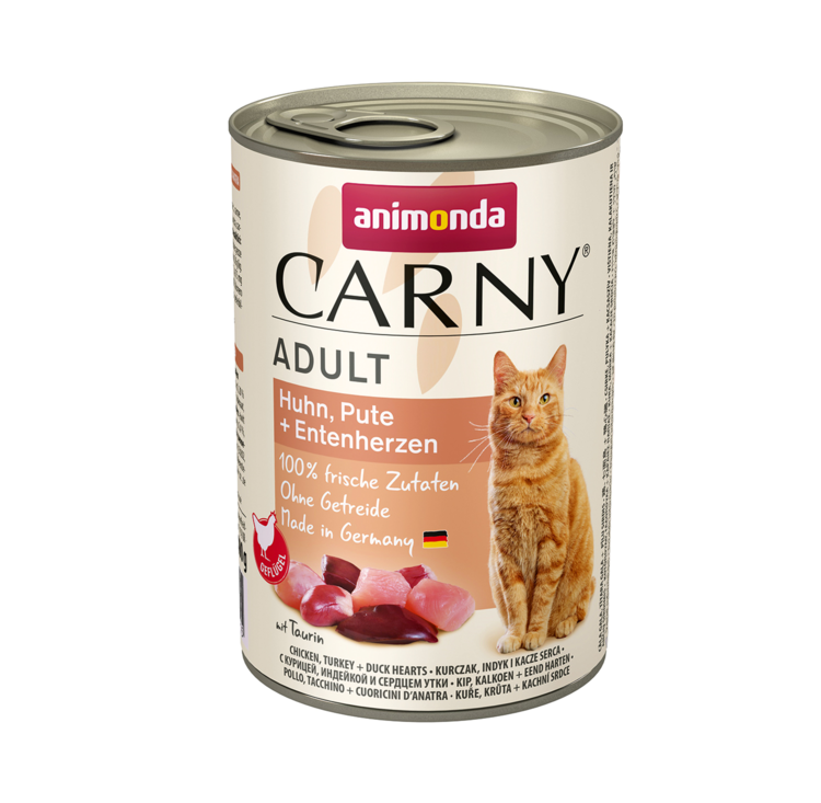 Animonda Carny Adult Huhn, Pute & Entenherzen