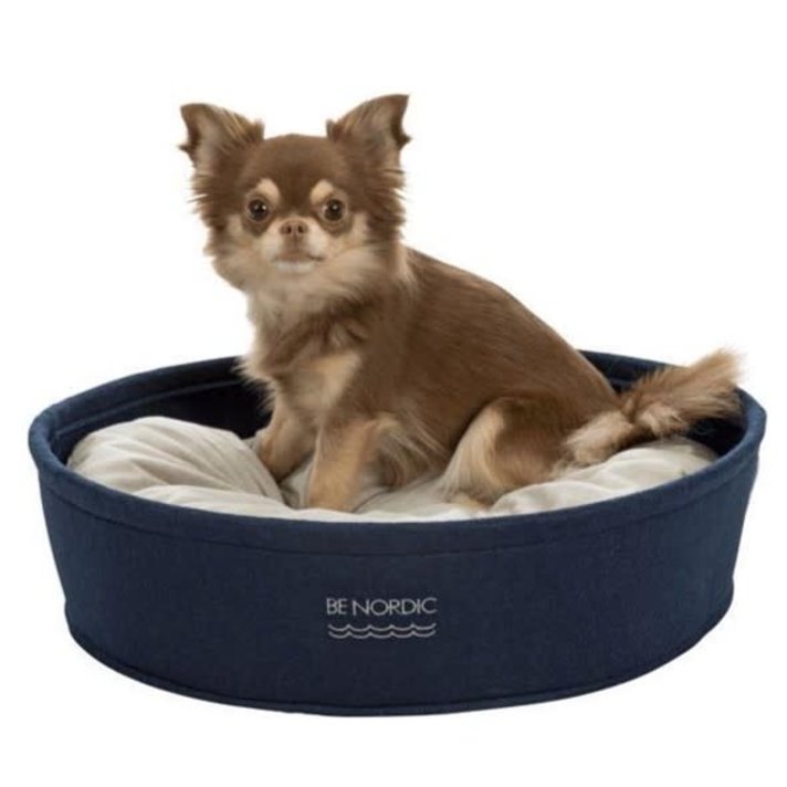 Harvey Honden- en Kattenmand – Iglo Mand met Kap Warm Grijs