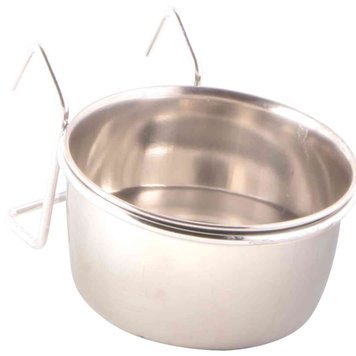 Trixie Voer-/Waterbak RVS met Haak