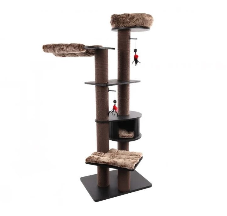 Flamingo Krabpaal Raisa 3 Bruin Grijs 109*73*198 cm