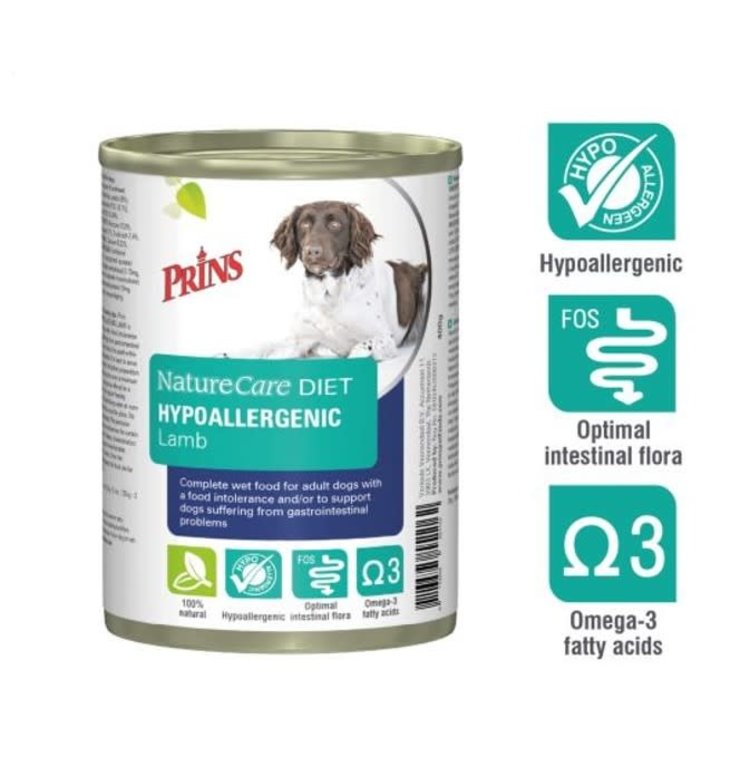 Prins NatureCare Dieet Hypoallergeen Lam 6*400 gr