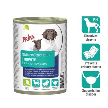 Prins NatureCare Dieet Struviet & Calciumoxalaat 6*400 gr