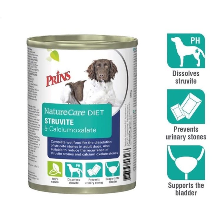 Prins NatureCare Dieet Struviet & Calciumoxalaat 6*400 gr
