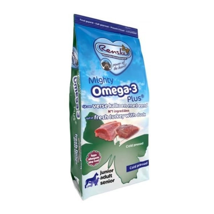 Renske Mighty Omega Plus (MOP) Kalkoen/Eend (Geperst)