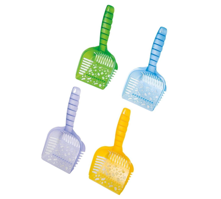 Flamingo Cat Litter Scoop "Hanky" Assorted