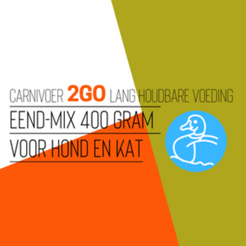 Carnivoer Eend-Mix Houdbaar/Gestoomd