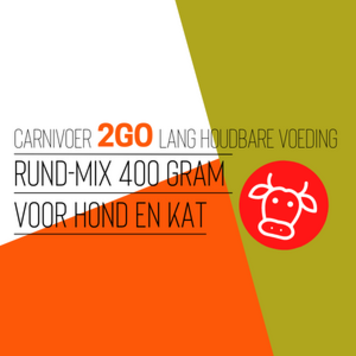 Carnivoer Rind-Mix Haltbar/Gedämpft
