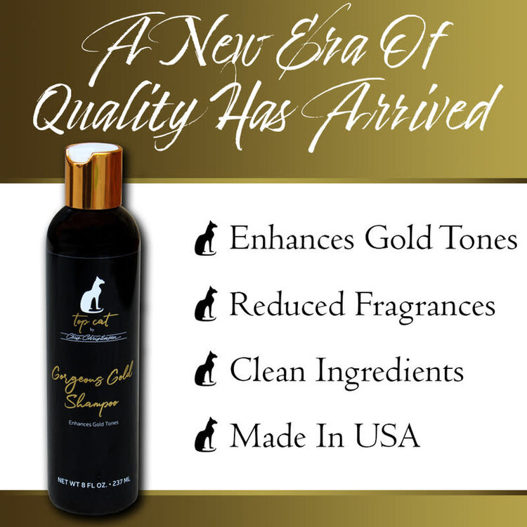 Chris Christensen Top Cat Gorgeous Gold Shampoo