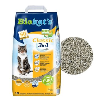 Biokat's Kattenbakvulling "Classic 3 in 1" Klontvormend Klei