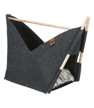 Trixie *Kattenmand Elise Vilt met Kussen 63*44*30 cm